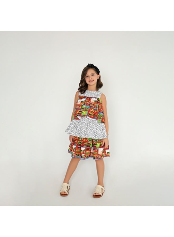 Obaha A beautiful dress adorned with layers - Image 1